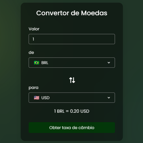 Conversor de Moedas
